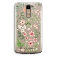 Botanical sweet flower heaven: LG K10 (2016) Transparant Hoesje