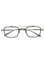 Akoni lunettes de vue à monture rectangulaire - Gris