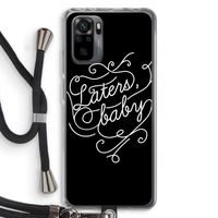 Laters, baby: Xiaomi Redmi Note 10 Pro Transparant Hoesje met koord