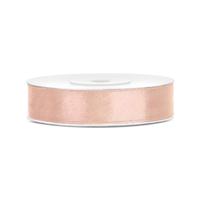 Luxe sierlint of cadeaulint - oud roze - 12 mm x 25 meter - satijn