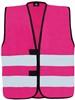 Korntex KX100K Kids´ Hi-Vis Functional Safety Vest Aarhus - Magenta - S (7-12 years)