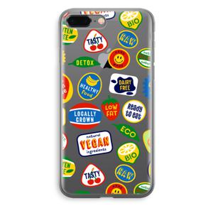 Fruitsticker: iPhone 8 Plus Transparant Hoesje