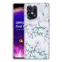 OPPO Find X5 Uniek | TPU Case | Blossom White