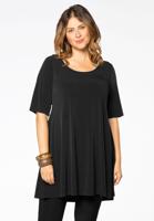 Yoek Tuniek wide bottom | Zwart | Maat 42/44
