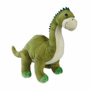 Ravensden Pluche dinosaurus - Brontosaurus knuffel - groen - 30 cm - dino knuffels - dieren