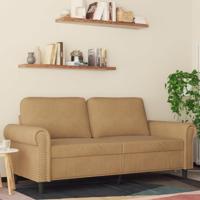 Tweezitsbank 140 cm stof bruin Tweezitsbank 140 cm stof bruin