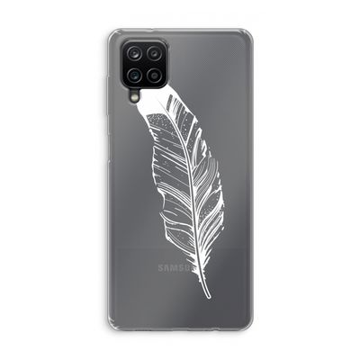 Pluim: Samsung Galaxy A12 Transparant Hoesje