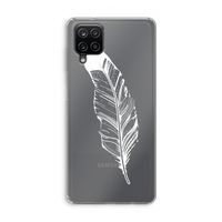 Pluim: Samsung Galaxy A12 Transparant Hoesje