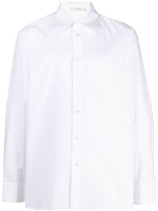 The Row Julio cotton shirt - Blanc