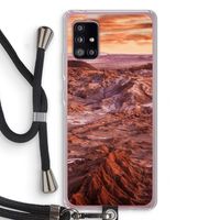 Mars: Samsung Galaxy A51 5G Transparant Hoesje met koord