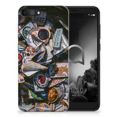 Alcatel 1S (2019) | Siliconen hoesje | met foto Badges
