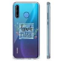 Huawei P30 Lite Stevig Bumper Hoesje Boho Beach