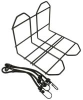 Basil Bagagerekje 28 cm staal zwart