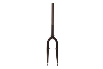 WG Voorvork 350mm Staal - Zwart