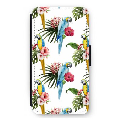 Kleurrijke papegaaien: iPhone 12 mini Flip Hoesje