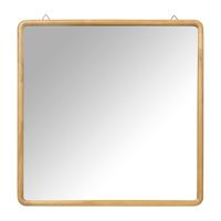 Spiegel Lindt - vierkant - bruin - 60x60 cm - thumbnail