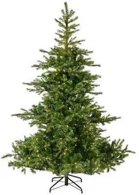 Everlands Grandis fir grote verlichte kunstkerstboom groen 240cm, 5200 lampjes