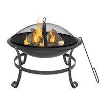 Viking Choice  Vuurkorf metaal - haard met deksel - 55x55x40 cm - - thumbnail