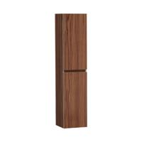 BRAUER Solution Badkamerkast - 160x35x35cm - 2 greeploze links- rechtsdraaiende deuren - hout - Natural walnut HK-WWS160NWA