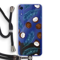 Kokosnoot roze: Honor Play 8A Transparant Hoesje met koord