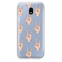 Rock: Samsung Galaxy J3 (2017) Transparant Hoesje Rock: Samsung Galaxy J3 (2017) Transparant Hoesje
