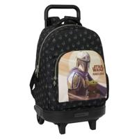 Schoolrugzak met Wielen The Mandalorian This is the way Zwart 33 X 45 X 22 cm