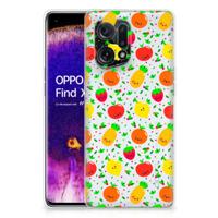 OPPO Find X5 | Siliconen Case | Fruits