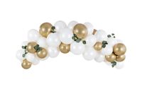 Ballonnenboog  Set Goud/Wit  (2m)