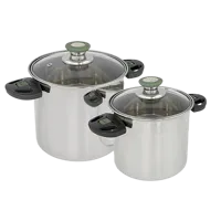 Bo-Camp Elegance Compact Pannenset 2-delig Bo-Camp Elegance Compact Pannenset 2-delig