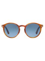 Persol lunettes de soleil à monture ronde - Marron