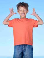 Personaliseerbare gekleurd jongensshirt met korte mouwen mandarijn - thumbnail