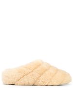 Proenza Schouler RONDO SHEARLING SLIPPER - Tons neutres