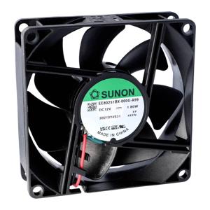 Sunon EF80251B2-1000U-A99 Axiaalventilator 12 V/DC 62.84 m³/h (l x b x h) 25 x 80 x 80 mm