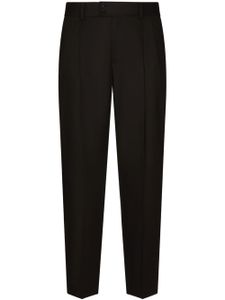 Dolce & Gabbana pantalon de costume à plis marqués - Noir