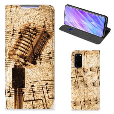 Samsung Galaxy S20 Stand Case Bladmuziek Samsung Galaxy S20 Stand Case Bladmuziek