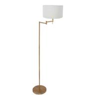 Steinhauer VloerlampBella brons met witte kap - 3871BR