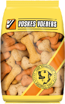 2 stuks! hondenvoer mini kluifjes mix - Voskes