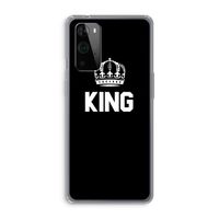 King zwart: OnePlus 9 Pro Transparant Hoesje
