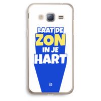 Laat de zon in je hart: Samsung Galaxy J3 (2016) Transparant Hoesje