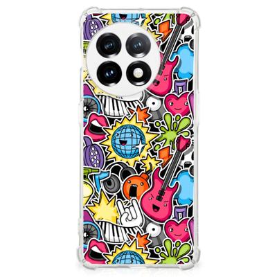 OnePlus 11 Anti Shock Bumper Case Punk Rock OnePlus 11 Anti Shock Bumper Case Punk Rock