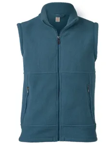 Heren Vest Merino Wol Fleece Engel Natur, Kleur Blauwgrijs, Maat 44 - Small