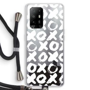 XOXO: Oppo A95 5G Transparant Hoesje met koord