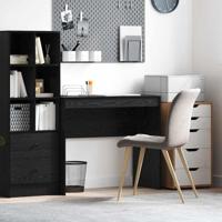 Bureau Zwart eiken 90 x 40 x 76 cm Bewerkt hout