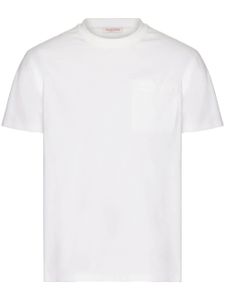 Valentino Garavani t-shirt à détail V - Blanc