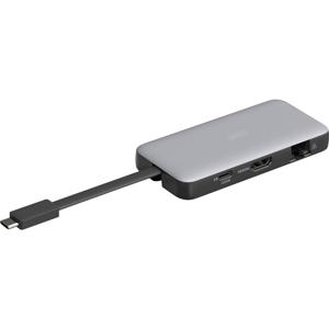 Digitus DA-70916 USB-C dockingstation Incl. laadfunctie, Geïntegreerde kaartlezer, M.2 SSD-slot, USB-C Power Delivery