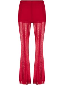 Philosophy Di Lorenzo Serafini legging évasé à taille haute - Rouge