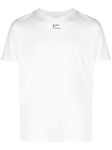 Off-White t-shirt en coton à logo imprimé - Blanc