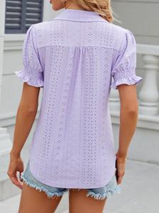 Casual Loose Shawl Collar Shirt