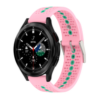 Dot Pattern bandje - Roze - Samsung Galaxy Watch 4 Classic - 42mm & 46mm - thumbnail