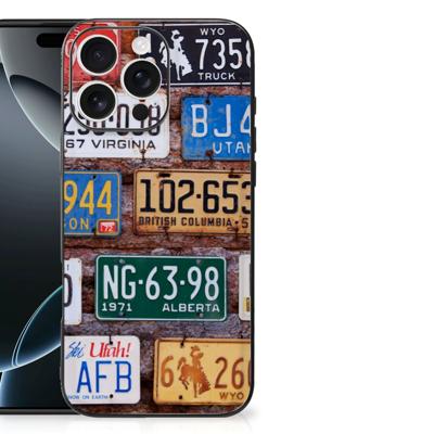 iPhone 16 Pro Max Silicone Back Case Kentekenplaten